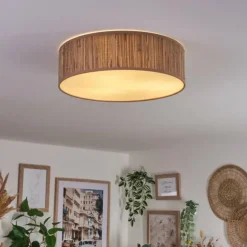 Antillo Plafonnier Nickel mat, 3 lumières