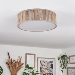 Antillo Plafonnier Nickel mat, 3 lumières