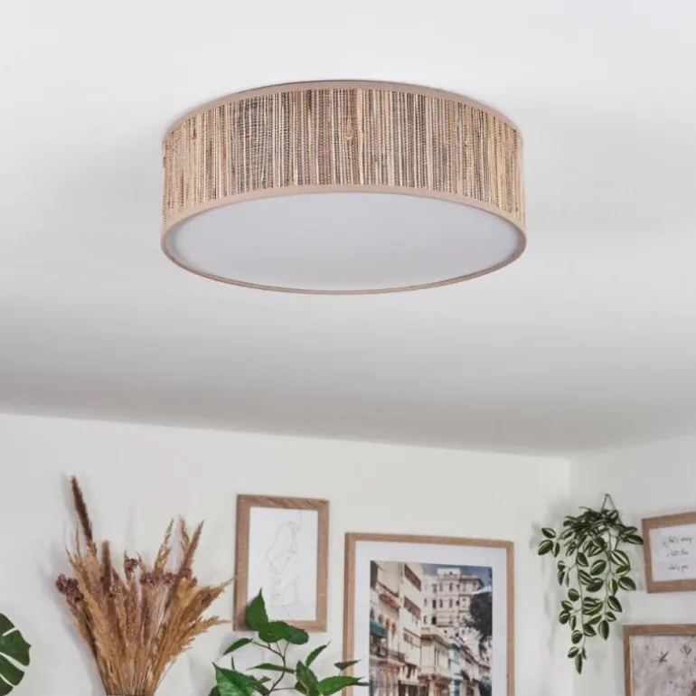 Antillo Plafonnier Nickel mat, 3 lumières