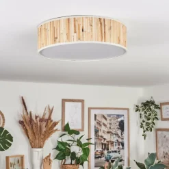 Antillo Plafonnier Nickel mat, 3 lumières