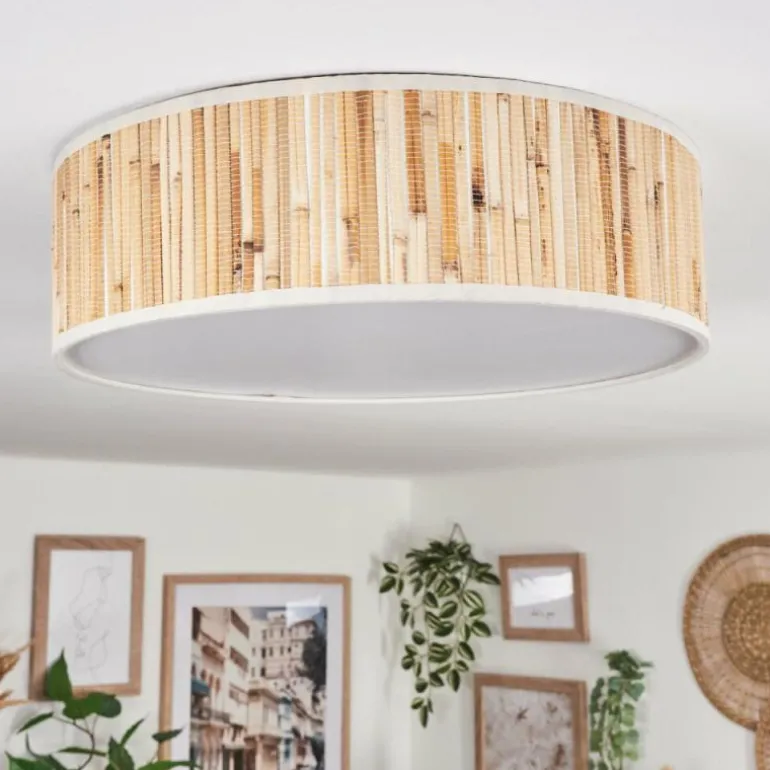 Antillo Plafonnier Nickel mat, 3 lumières