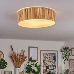 Antillo Plafonnier Nickel mat, 3 lumières