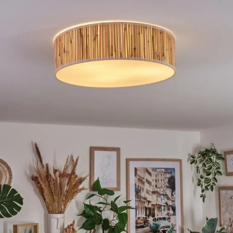 Antillo Plafonnier Nickel mat, 3 lumières