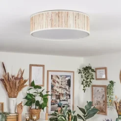 Antillo Plafonnier Nickel mat, 3 lumières