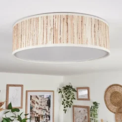 Antillo Plafonnier Nickel mat, 3 lumières