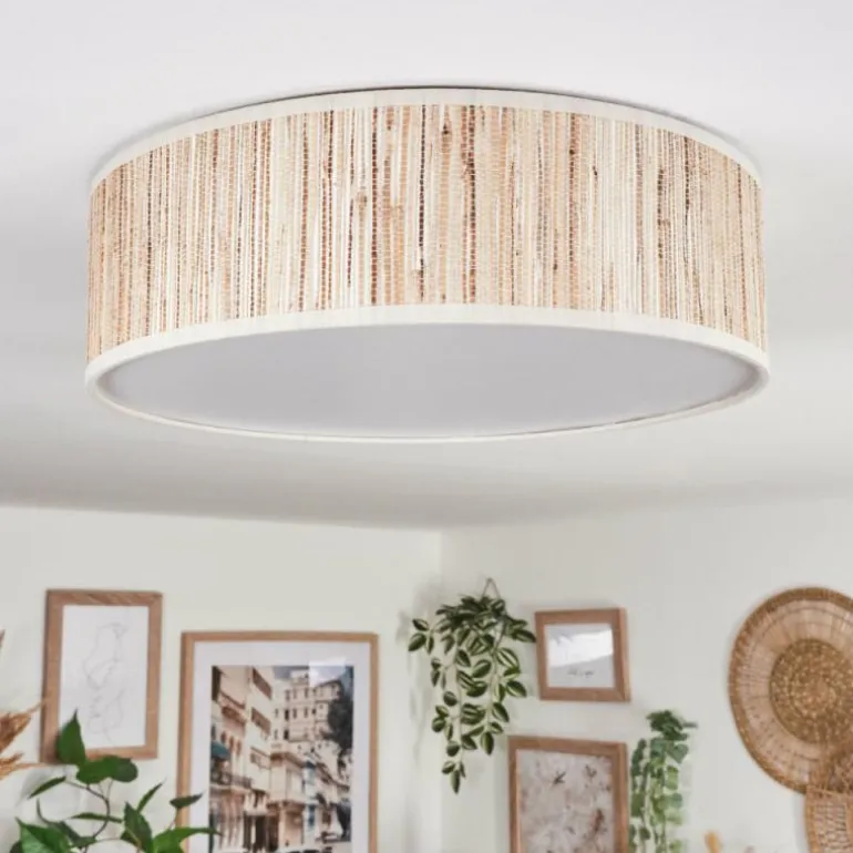 Antillo Plafonnier Nickel mat, 3 lumières