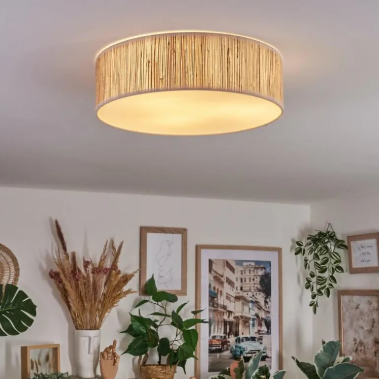 Antillo Plafonnier Nickel mat, 3 lumières