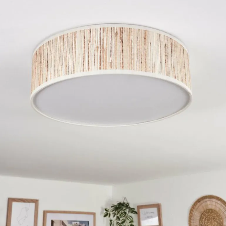 Antillo Plafonnier Nickel mat, 3 lumières