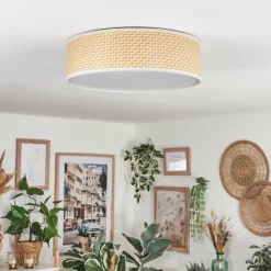 Antillo Plafonnier Nickel mat, 3 lumières