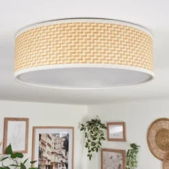 Antillo Plafonnier Nickel mat, 3 lumières