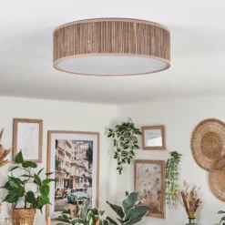 Antillo Plafonnier Nickel mat, 3 lumières