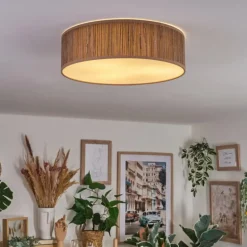 Antillo Plafonnier Nickel mat, 3 lumières