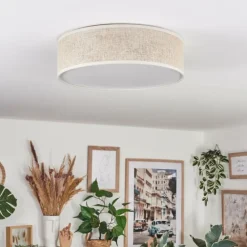 Antillo Plafonnier Nickel mat, 3 lumières