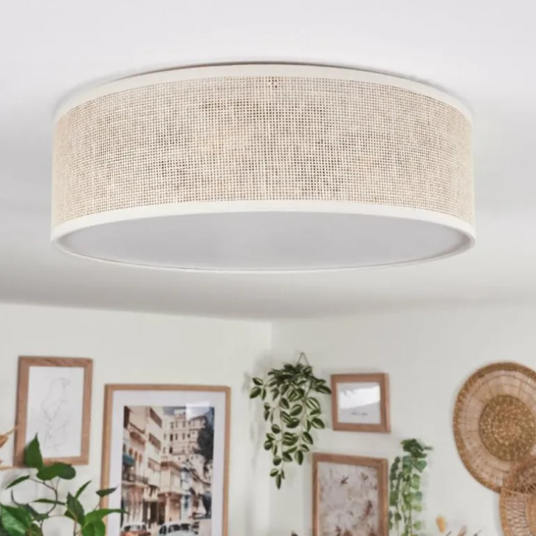 Antillo Plafonnier Nickel mat, 3 lumières