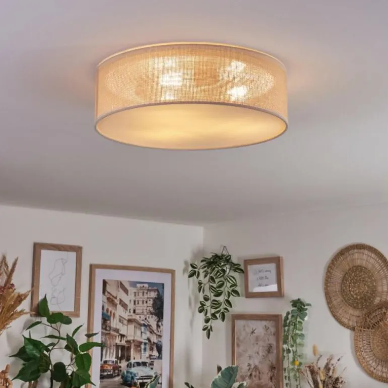 Antillo Plafonnier Nickel mat, 3 lumières