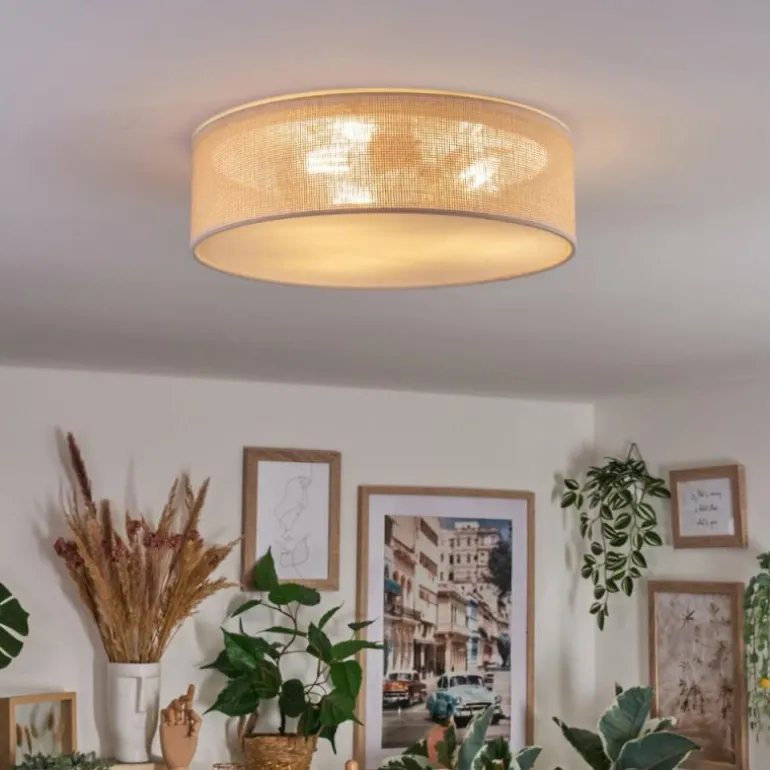 Antillo Plafonnier Nickel mat, 3 lumières