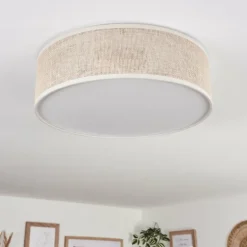 Antillo Plafonnier Nickel mat, 3 lumières