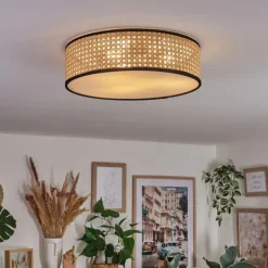 Antillo Plafonnier Nickel mat, 3 lumières