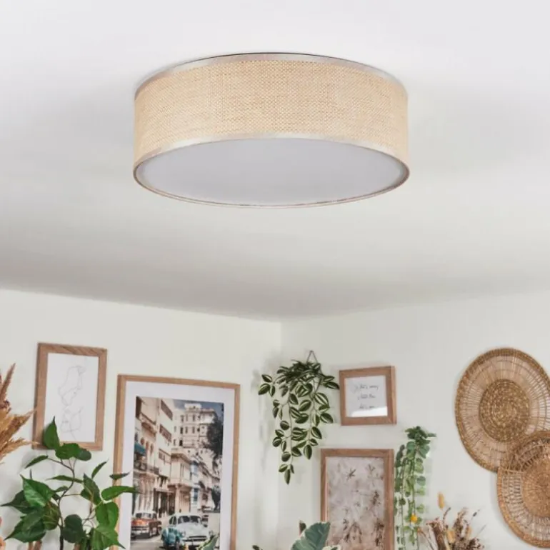 Antillo Plafonnier Nickel mat, 3 lumières