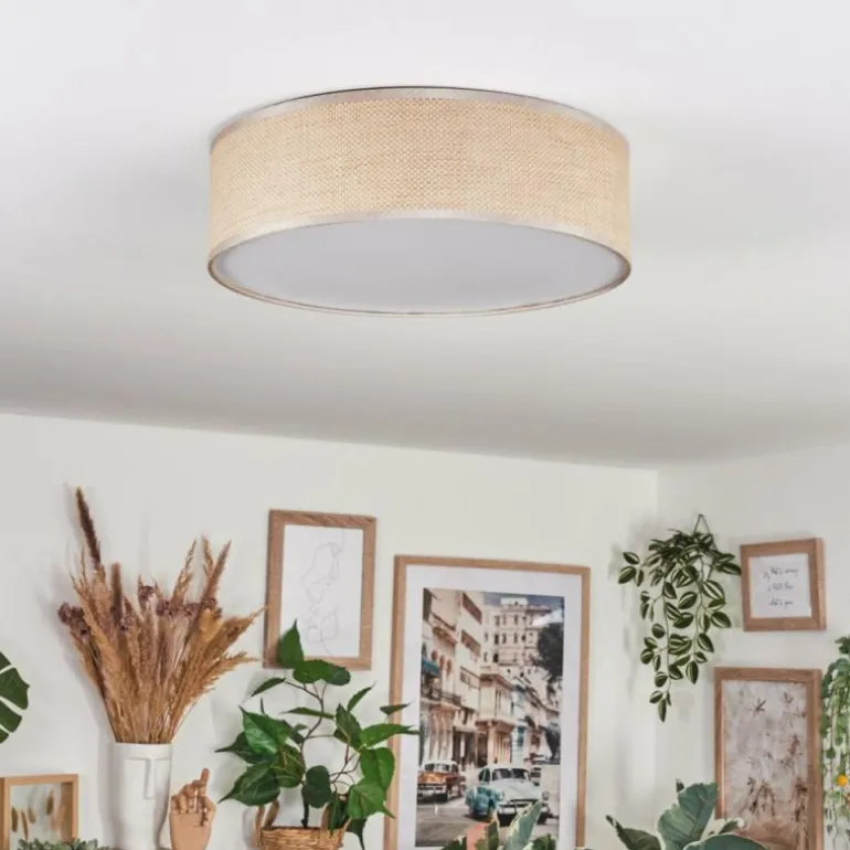 Antillo Plafonnier Nickel mat, 3 lumières