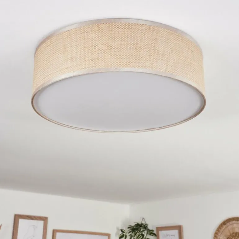 Antillo Plafonnier Nickel mat, 3 lumières