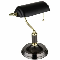 ANTIQUE Lampe de banquier, Lampe à poser Luminaires Globo Lighting Or, Laiton