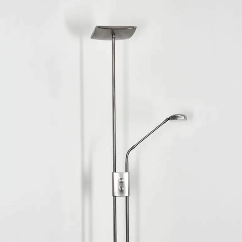 Antra Lampadaire LED Nickel mat, 1 lumière