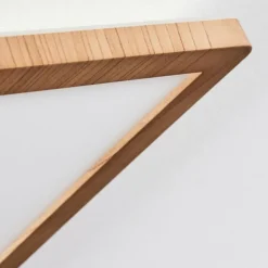 Antra Plafonnier, Panel LED Couleur bois, Blanc, 1 lumière