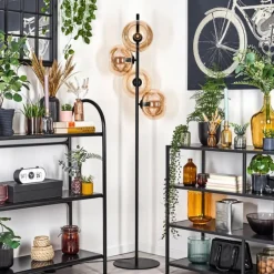 Apedo Lampadaire Ambre, 4 lumières