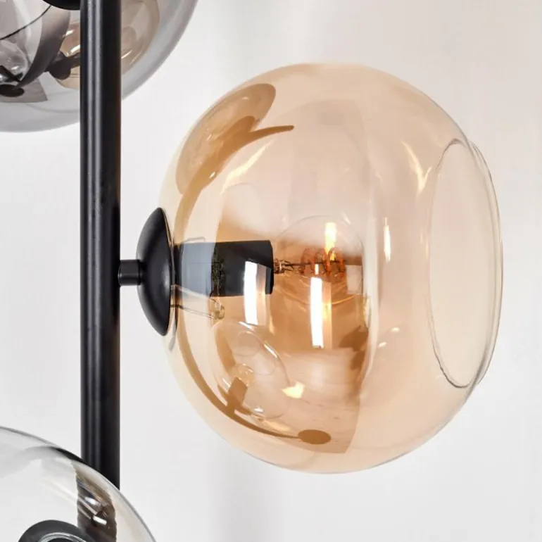 Apedo Lampadaire Ambre, Clair, Fumé, 3 lumières