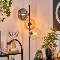 Apedo Lampadaire Ambre, Clair, Fumé, 3 lumières