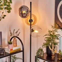 Apedo Lampadaire Ambre, Clair, Fumé, 3 lumières