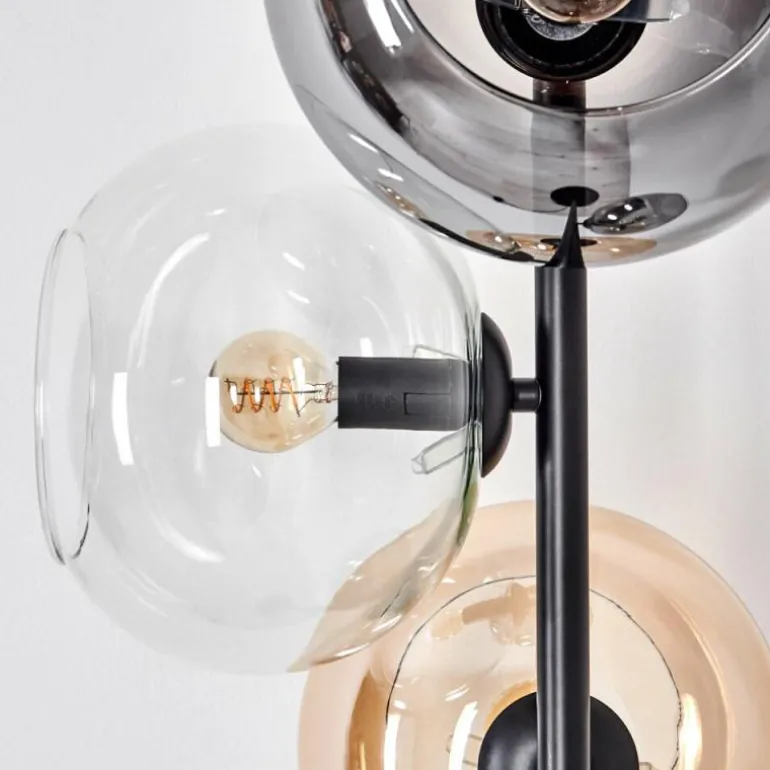 Apedo Lampadaire Ambre, Clair, Fumé, 4 lumières