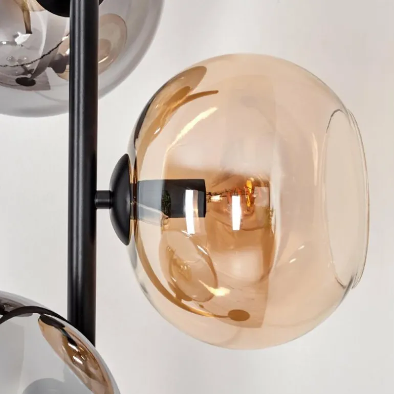 Apedo Lampadaire Ambre, Fumé, 3 lumières