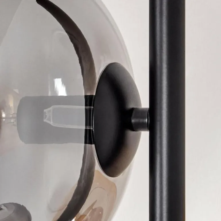 Apedo Lampadaire Ambre, Fumé, 3 lumières