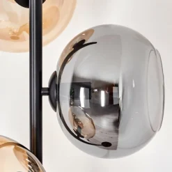 Apedo Lampadaire Ambre, Fumé, 3 lumières