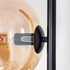 Apedo Lampadaire Ambre, Fumé, 3 lumières