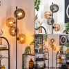Apedo Lampadaire Ambre, Fumé, 4 lumières