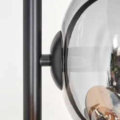 Apedo Lampadaire Ambre, Fumé, 4 lumières