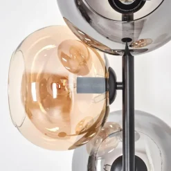 Apedo Lampadaire Ambre, Fumé, 4 lumières
