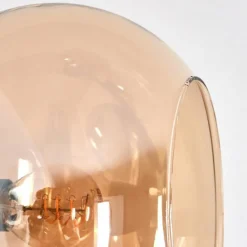 Apedo Lampadaire Ambre, Fumé, 4 lumières