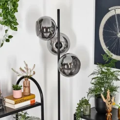 Apedo Lampadaire Fumé, 3 lumières