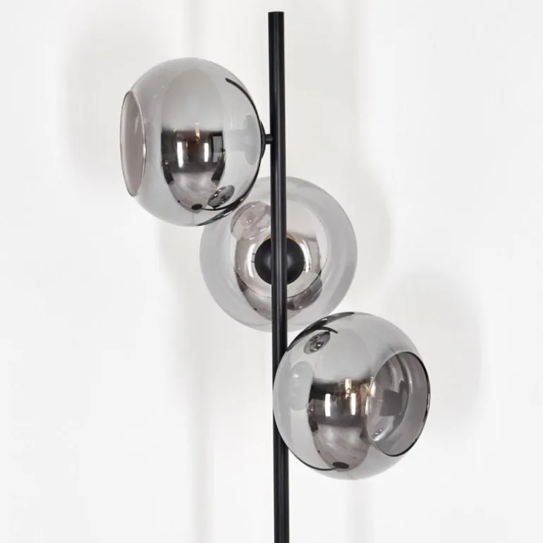 Apedo Lampadaire Fumé, 3 lumières