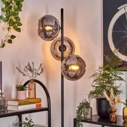 Apedo Lampadaire Fumé, 3 lumières