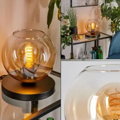 Apedo Lampe à poser Ambre, Clair, 1 lumière