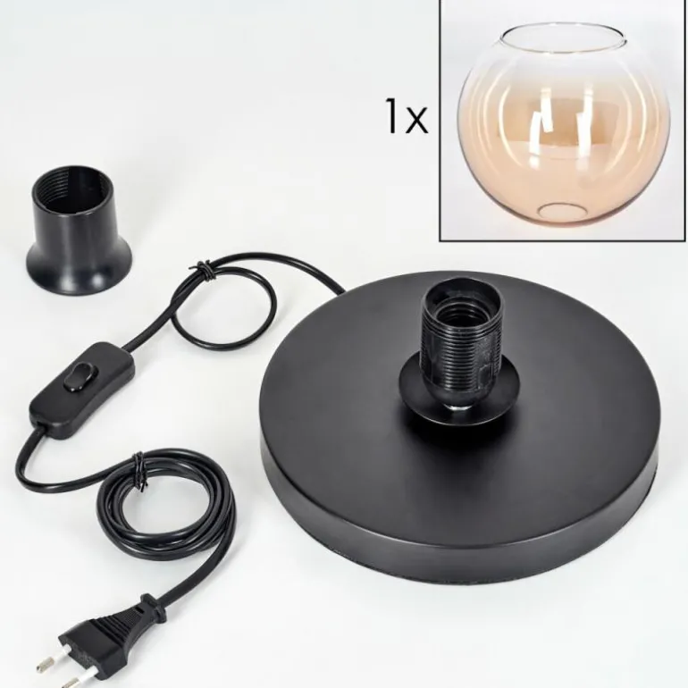 Apedo Lampe à poser Ambre, Clair, 1 lumière