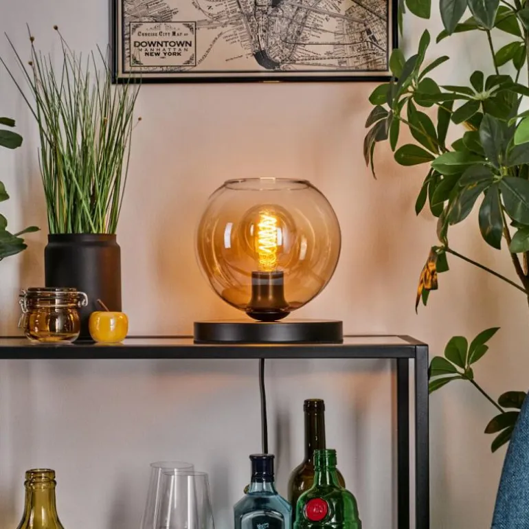 Apedo Lampe à poser Ambre, Clair, 1 lumière