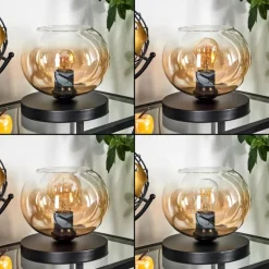 Apedo Lampe à poser Ambre, Clair, 1 lumière