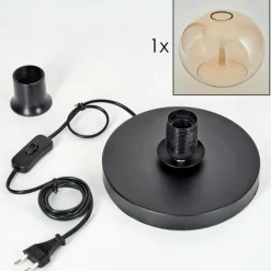 Apedo Lampe à poser Ambre, Clair, 1 lumière