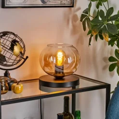 Apedo Lampe à poser Ambre, Clair, 1 lumière